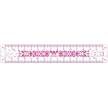 Линейка Maped "Unbreakable Fancy", 15 см, ассорти - 2