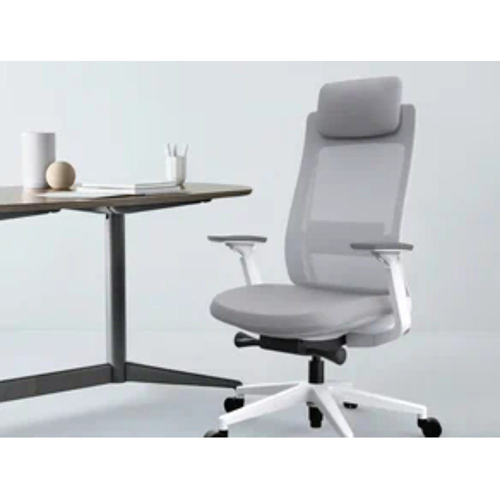 Кресло компьютерное SitZone E-VL002B, сетка, ткань, пластик, черный - 12