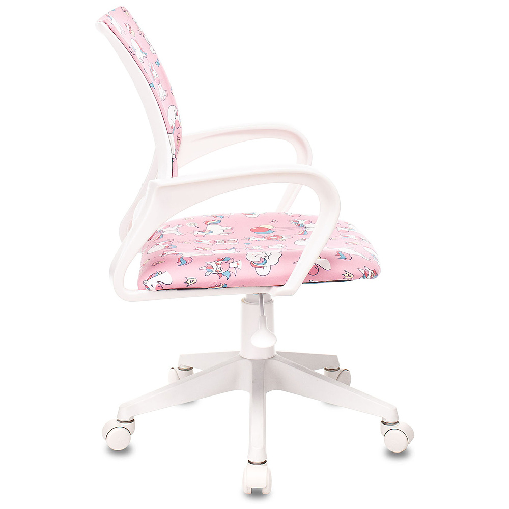 Кресло детское Бюрократ BUROKIDS 1W, ткань, пластик, розовый - 3