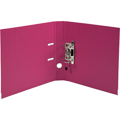 Папка-регистратор "Exacompta", A4, 50 мм, ПВХ, фуксия - 2