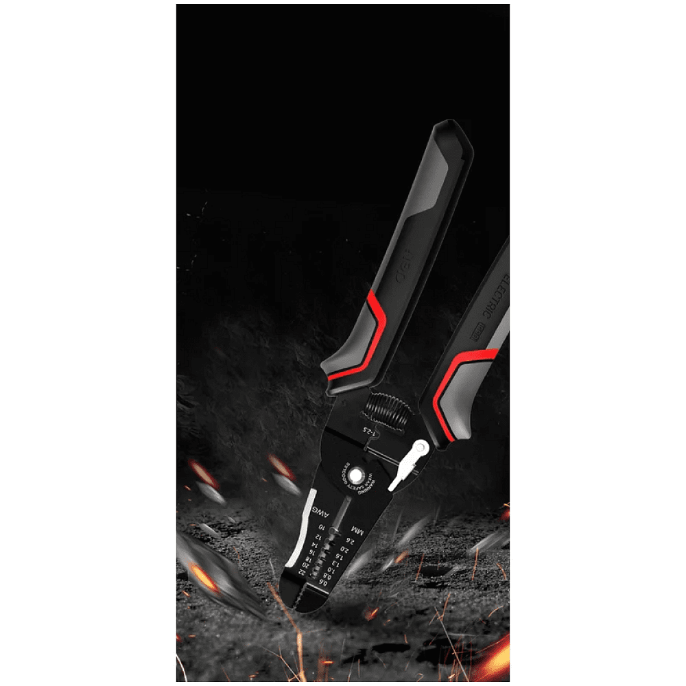 Инструмент для снятия изоляции Deli RS EDL2667, 180 мм, 0.6 - 2.6 мм - 5