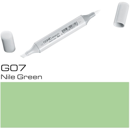 Маркер перманентный "Copic Sketch", G-07 нильский зеленый