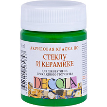 Краска акриловая по стеклу и керамике "Декола"
