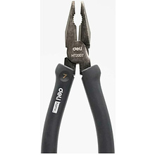 Длинногубцы Deli HS EHT2007, 180 мм, Soft Touch, черный