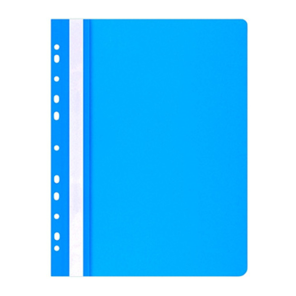 Папка-скоросшиватель с перфорацией "Office Product", А4, синий 9108630 ...