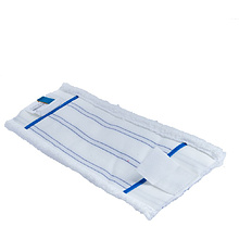 Насадка для плоской швабры микроволокно, с полосами скольжения, карманы-языки