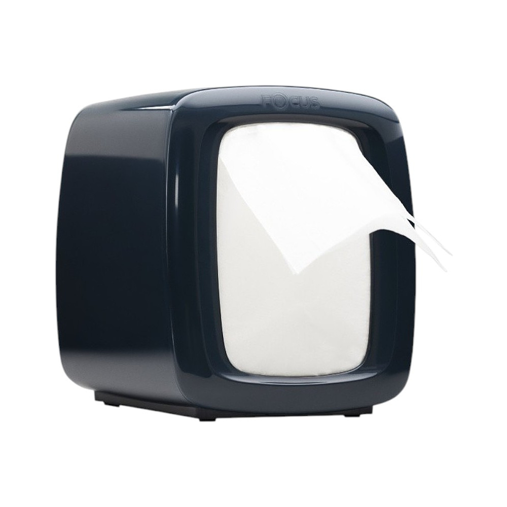 Диспенсер Focus для салфеток, черный, настольный, боковая подача - 4