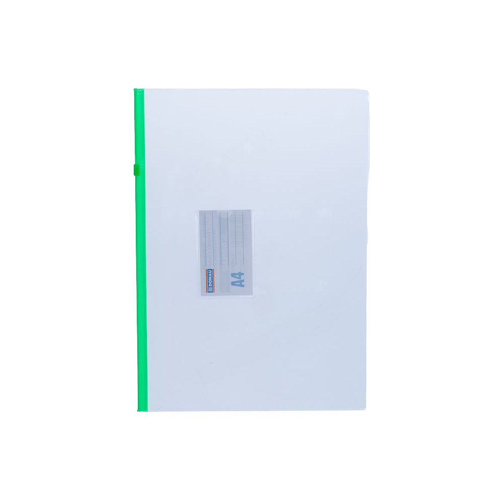 Папка-конверт на молнии "Donau", A4, прозрачный (ассорти) - 4