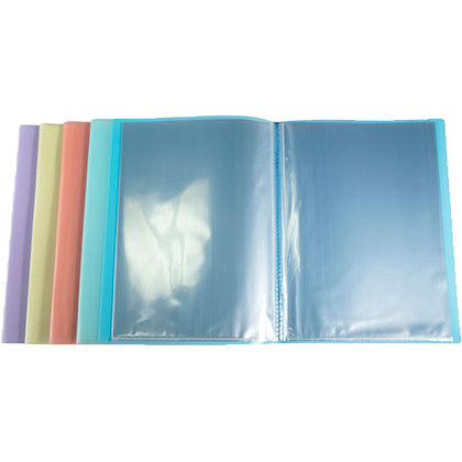 Папка c файлами "Chromaline Pastel", 40 карманов, ассорти - 7