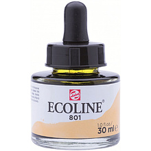 Жидкая акварель "ECOLINE", 801 золото, 30 мл