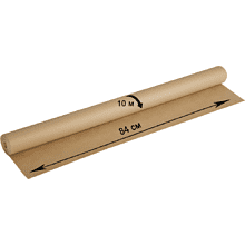 Бумага декоративная в рулоне "OfficeSpace",10x0,84 м, крафт