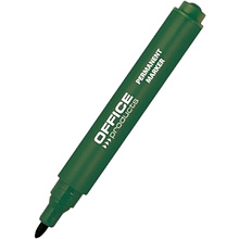 Маркер перманентный "Office Products", зеленый