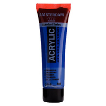 Краски акриловые "Amsterdam", 504 ультрамарин, 20 мл, туба