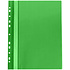 Папка-скоросшиватель с перфорацией "Donau", A4, зеленый