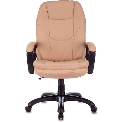 Кресло для руководителя "Бюрократ CH-868YAXSN", кожзам, пластик, бежевый - 2