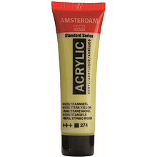 Краски акриловые "Amsterdam", 274 никелевый желтый, 20 мл, туба