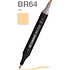 Маркер перманентный двусторонний "Sketchmarker Brush", BR64 лев