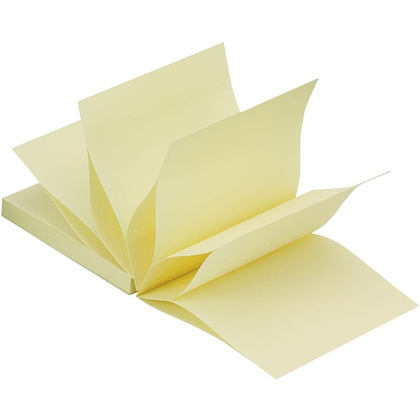 Бумага для заметок "Q-Connect", 76x76 мм, 100 листов, светло-желтый - 3