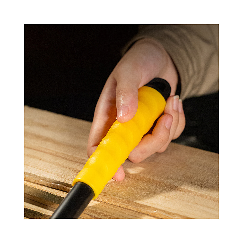 Набор садовых инструментов "Deli", 4 предмета (лопата 2 шт, мотыга, грабли), желтый, черный  - 3