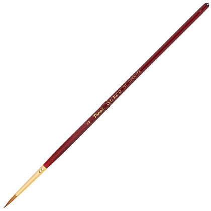 Кисть для рисования "Pinax ORO ROSSO", синтетика, круглая, №3