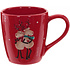 Кружка "Олени", керамика, 500 мл, красный