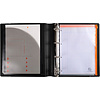 Папка на кольцах с блокнотом "Exactive", 4 кольца, черный - 3