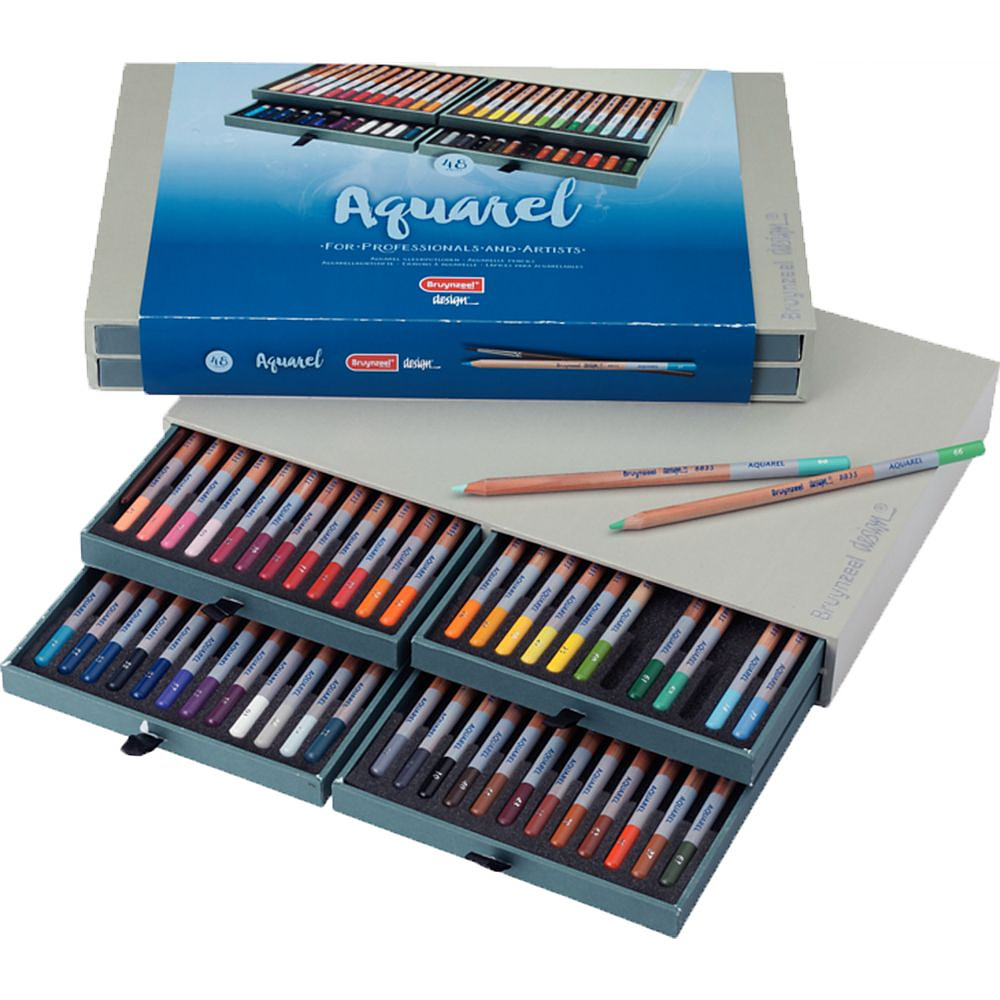 Набор карандашей акварельных "Design aquarel box", 48 цветов