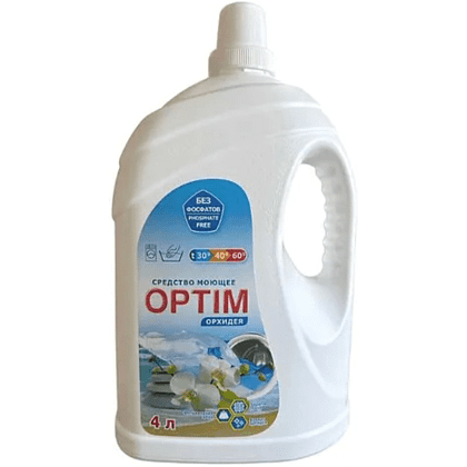 Средство для стирки Optim Орхидея, 4 л, жидкое