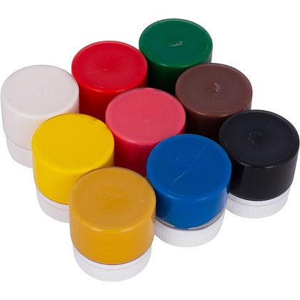 Гуашь "Цветик", 9 цветов, 15 мл. - 2