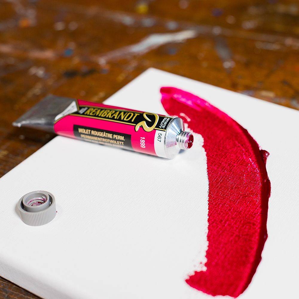 Краски масляные "Rembrandt", 567 красно-фиолетовый прочный, 15 мл, туба - 3