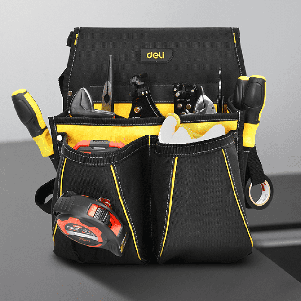 Сумка поясная Deli YS DLP09, для инструмента, 13 карманов - 3