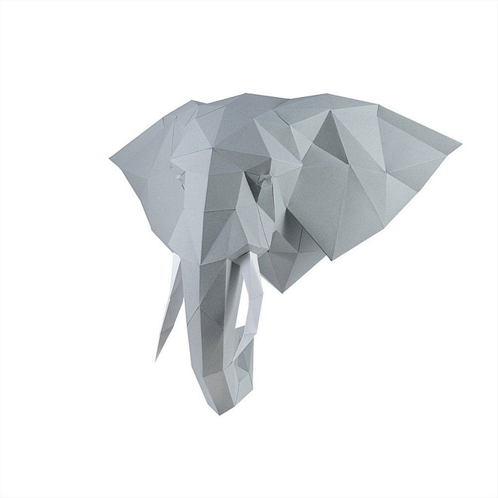 Набор для 3D моделирования "Слон Володя", серый