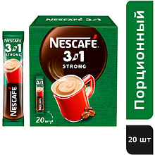 Кофейный напиток "Nescafe" 3в1 крепкий, растворимый, 14.5 г