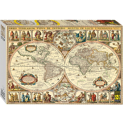 Пазл "Историческая карта мира"