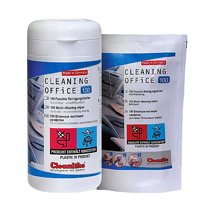 Салфетки чистящие для техники "Cleanlike" в тубе, 100 шт, спиртовые - 2