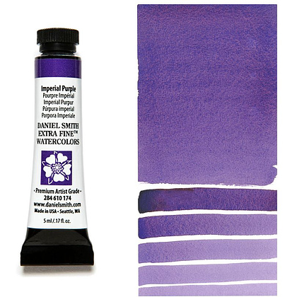 Краски акварельные "Daniel Smith", имперский пурпур, 5 мл, туба