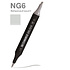 Маркер перманентный двусторонний "Sketchmarker Brush", NG6 нейтральный серый 6