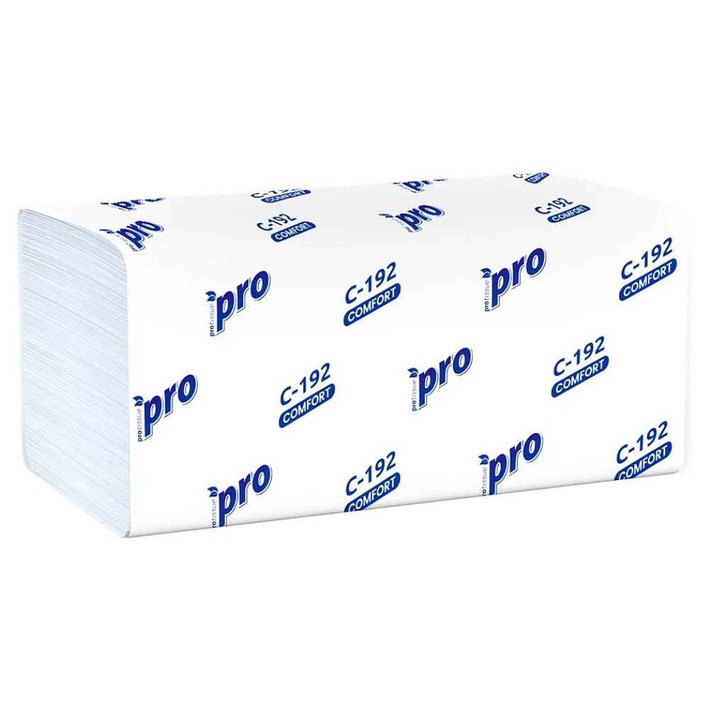 Полотенца бумажные  PROtissue Z - сложение 200 листов, 2 слоя, 100% целлюлоза - 2