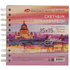 Скетчбук для акварели "Ладога. Собор", 15х15 см, 200 г/м2, 40 листов