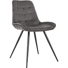 Стул Бюрократ "CH-K2_4", ткань, темно-серый, металл, комплект 4 штуки