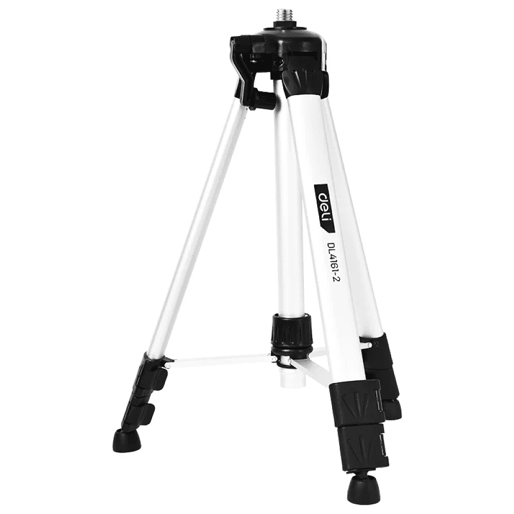 Штатив для лазерного уровня "Deli", 0,4-1,2 м., черный