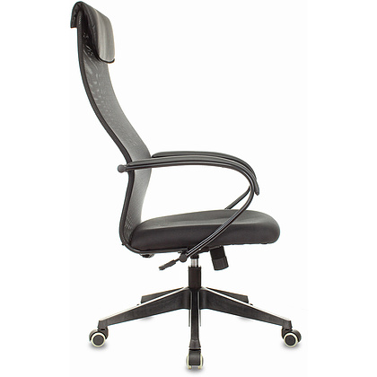 Кресло руководителя "Бюрократ CH-607 TW-01", сетчатая ткань, пластик, черный - 3