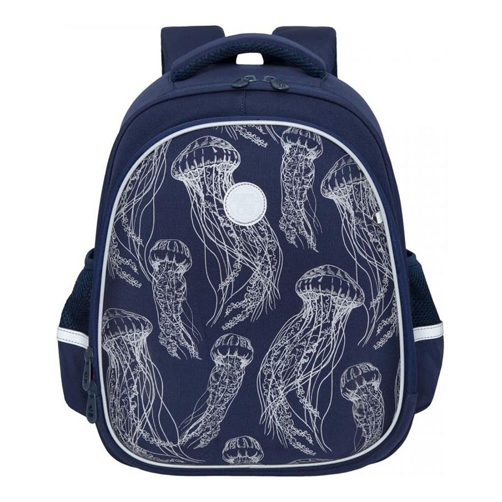 Рюкзак школьный "Jellyfish", синий