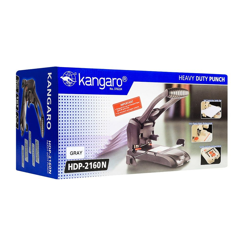 Дырокол Kangaro "HDP-2160N", 150 листов, ассорти - 3