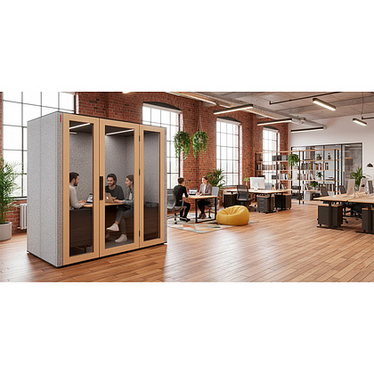 Акустическая кабина двухместная Capsula QUADRO PREMIUM  - 3