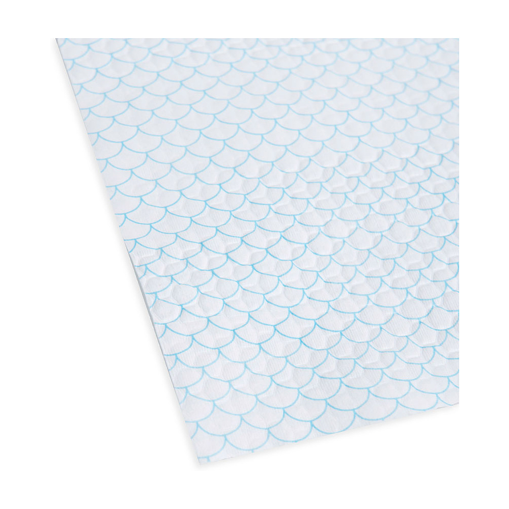 Салфетка из целлюлозы "Celina clean fish print", 33x42см, 25шт/упак, голубой - 3