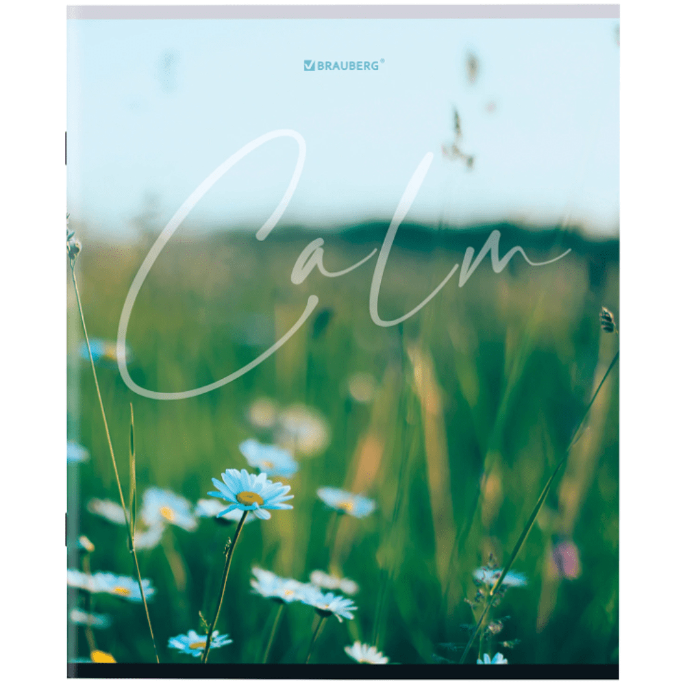 Тетрадь "Calm", А5, 96 листов, в клетку, ассорти - 6
