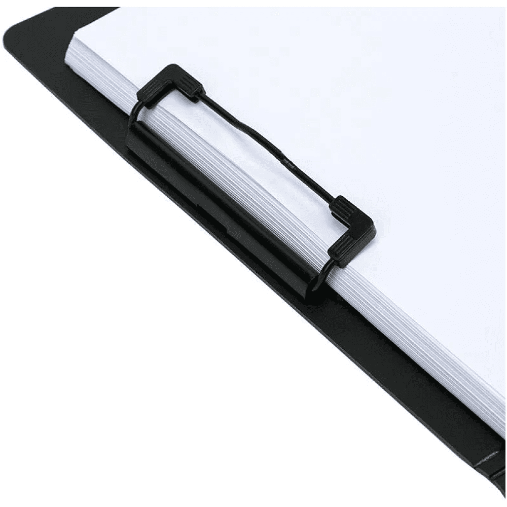 Планшет открывающийся с зажимом "Deli", A4, светло-серый - 3