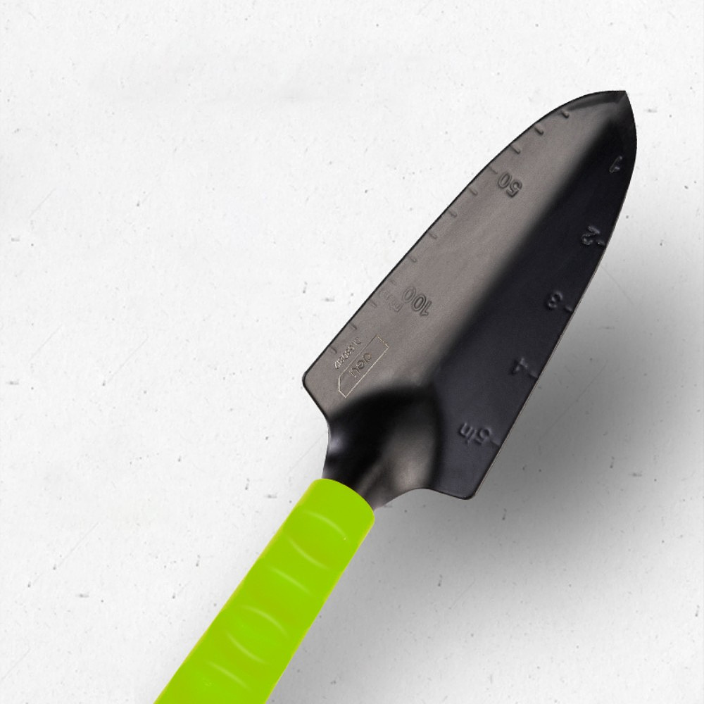 Лопатка садовая Deli GS EDL580812, 310 мм, узкая, противоскользящая рукоятка, зеленый - 5