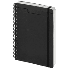 Ежедневник недатированный "Pragmatic", А5, на гребне, черный